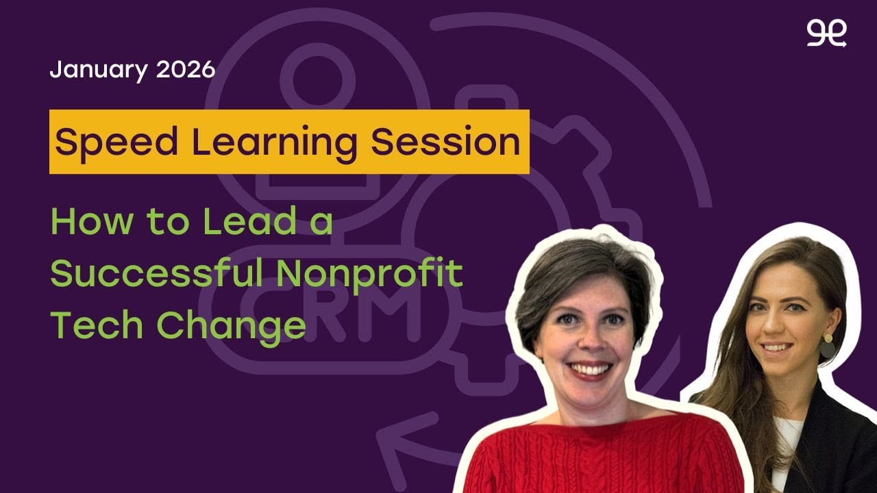 How to Lead a Successful Nonprofit Tech Change