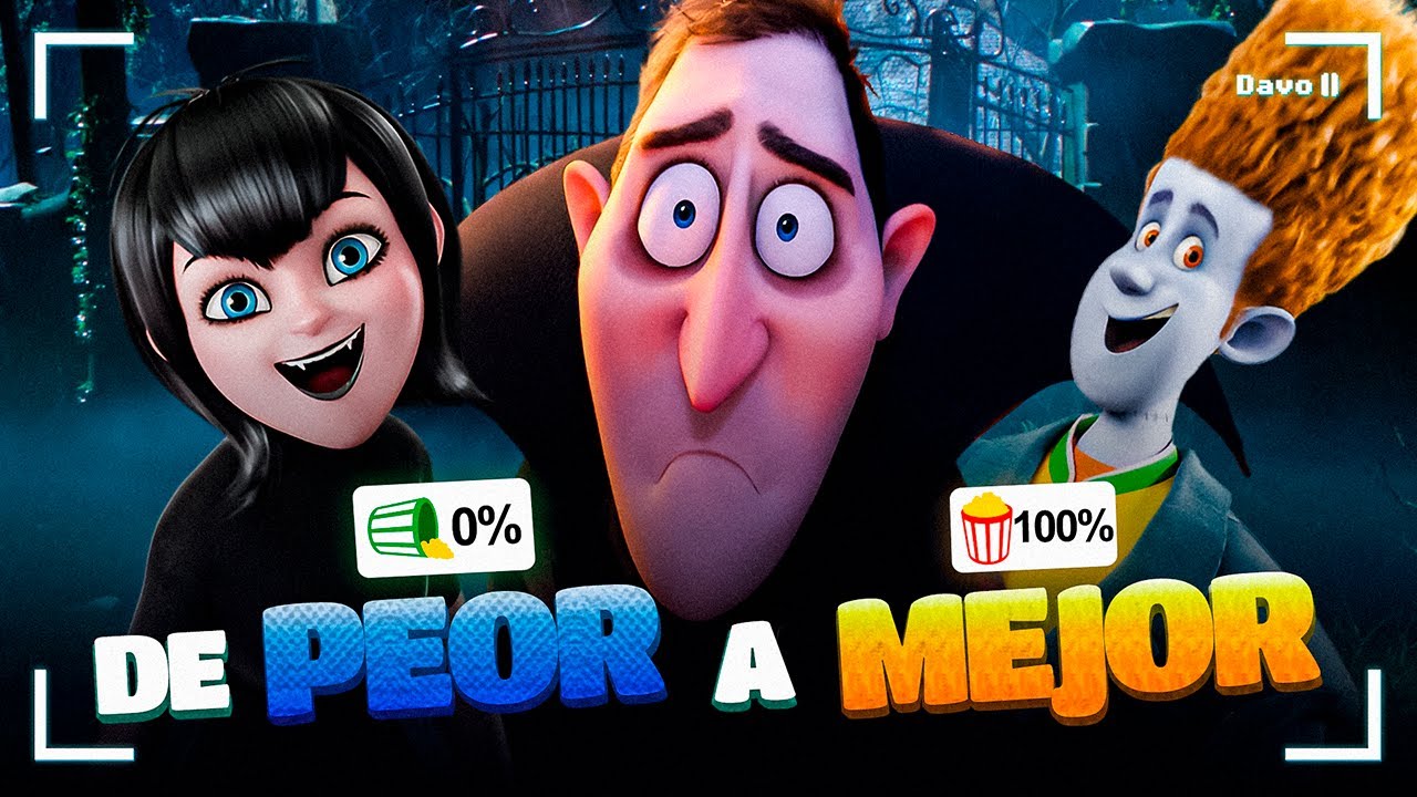 LA SAGA de HOTEL TRANSYLVANIA: De PEOR a MEJOR | Relato y Análisis
