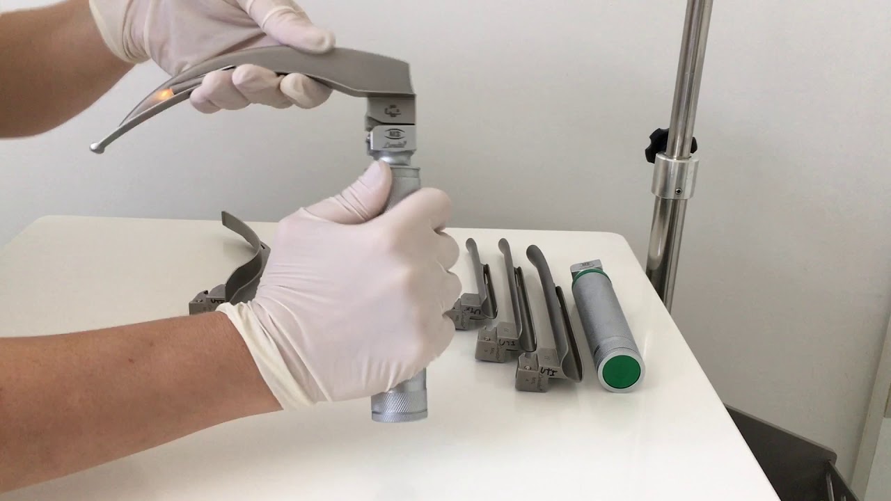 Teste com Laringoscópio