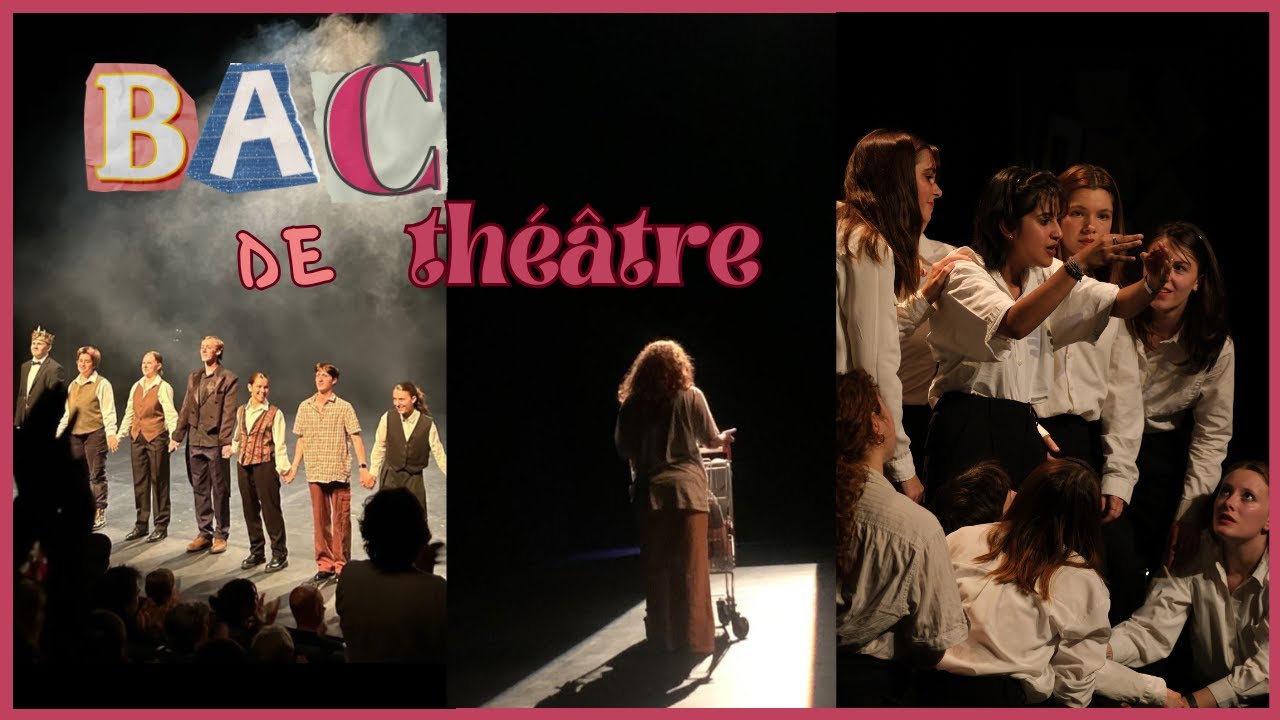 On passe le BAC de THÉÂTRE ! (mon bouton casse avant la représentation...)