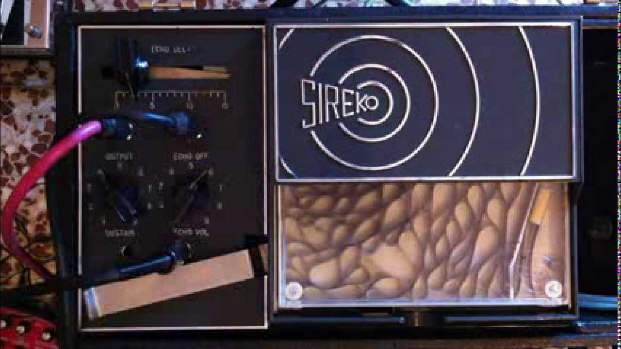 Demo of a '70 fully functional MAESTRO SIREKO tape echo