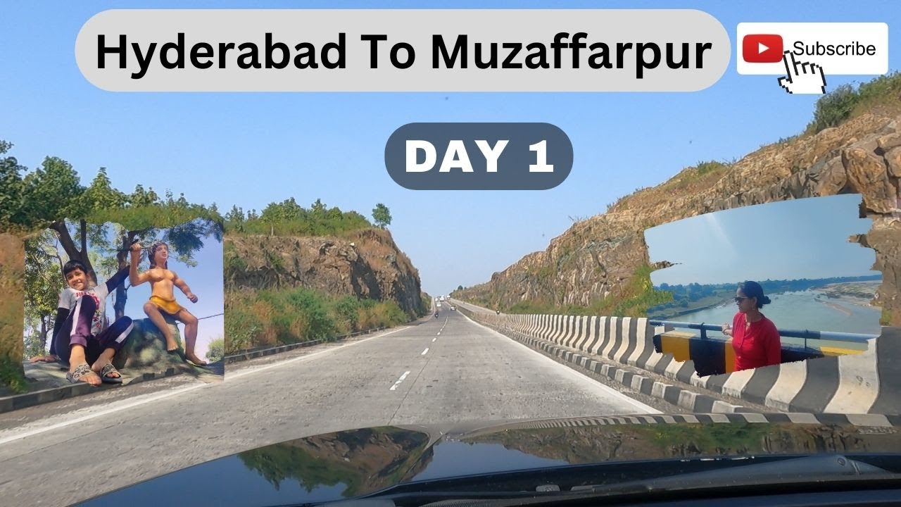 EP01 - Hyderabad to Muzaffarpur | Nagpur - Jabalpur - Rewa | Family road trip | Tata Harrier