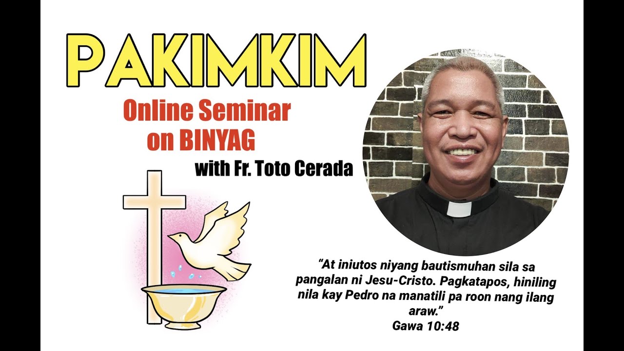 Online Seminar on Binyag