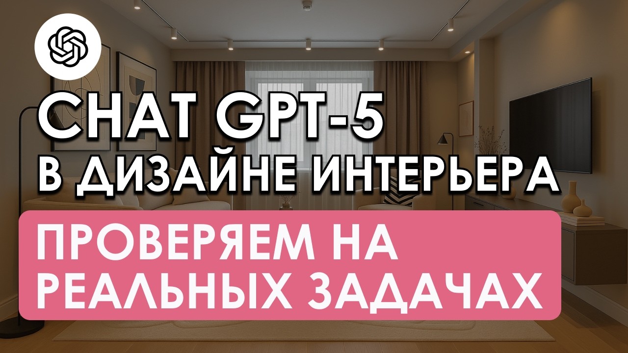 Тест GPT-5 в дизайне интерьера: восторг или провал?