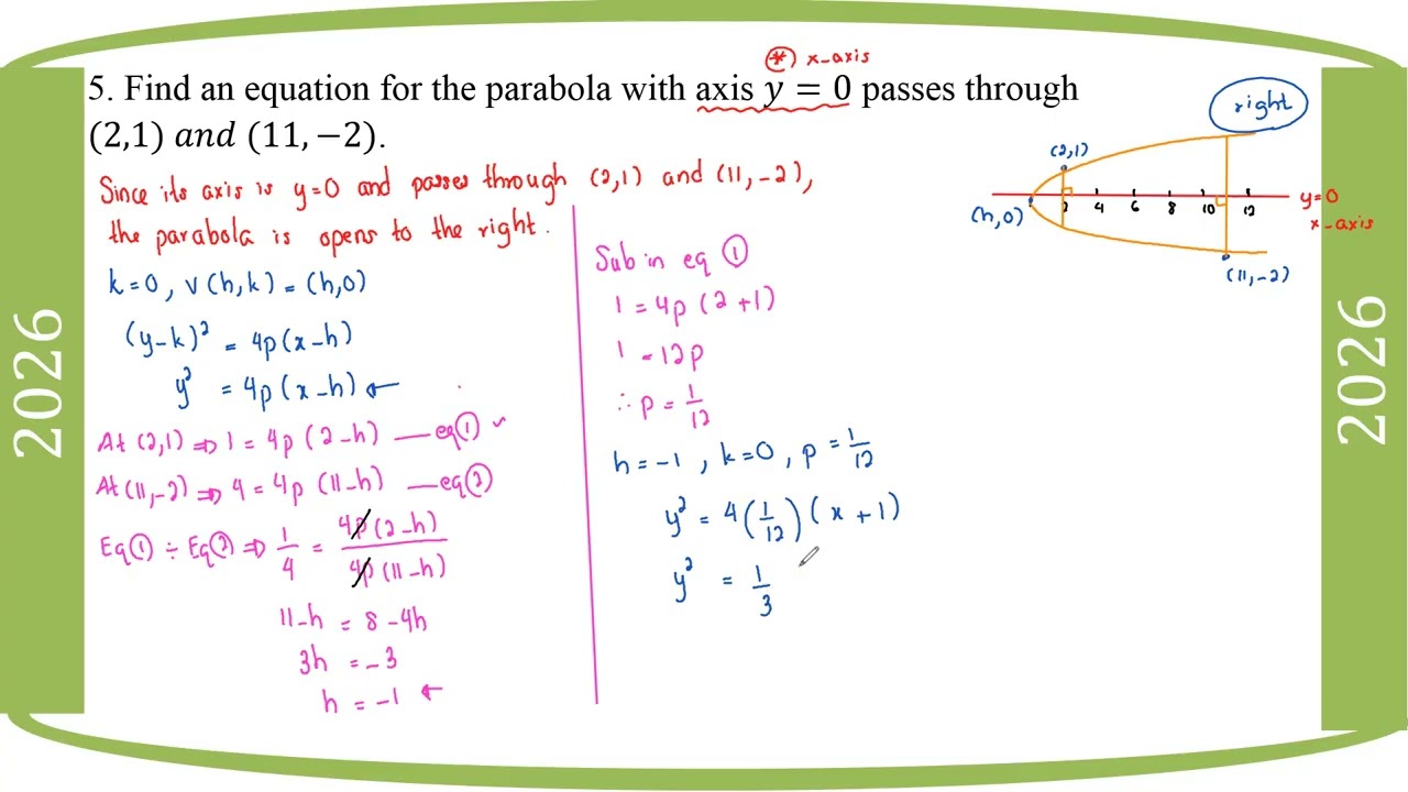 # Grade 12 Math (2026 Math Journal - Ch 6 - Section D)  5,6