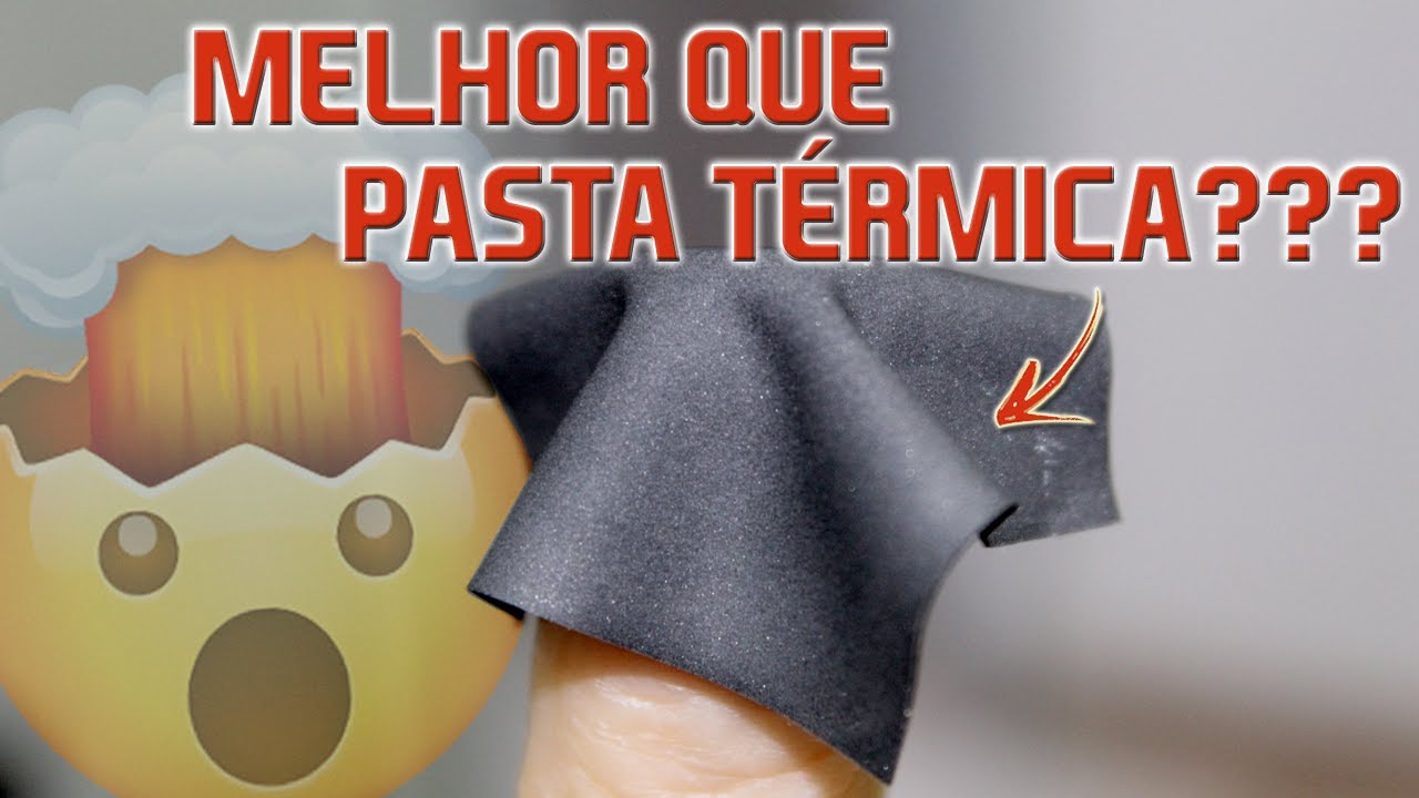 THERMAL PAD MELHOR QUE PASTA TÉRMICA? TESTE do THERMAL GRIZZLY CARBONAUT!