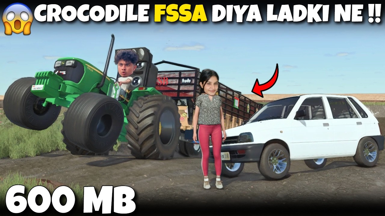 CROCODILE FSSA DIYA LADKE NE !! FS25