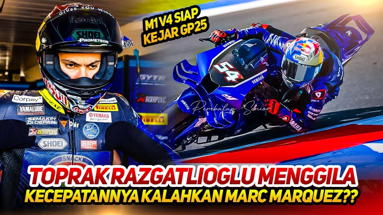 TOPRAK RAZGATLIOGLU LAKUKAN TEST PRIVAT‼️ LANGSUNG JAJAL MESIN GANAS YZR-M1 V4 BARU KALAHKAN MARC❓
