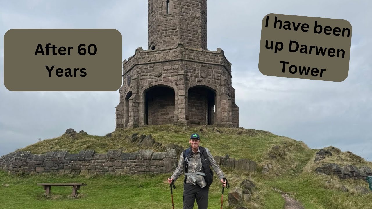 Finally got to Darwen Tower after 60 years taking in the ruins of Hollingshead Hall and Well House