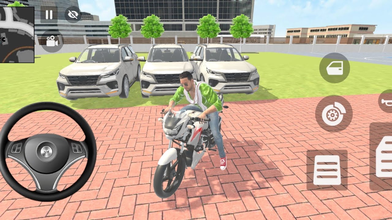 🥰Franklin order by 3️⃣ Fortuner in 🇮🇳 Indian bike theft auto simulator 🎮