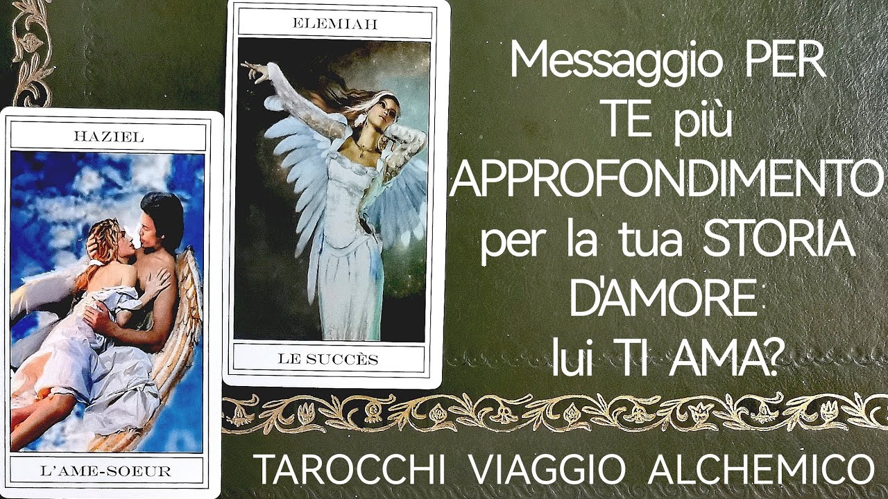 Messaggio PER TE più APPROFONDIMENTO per la tua STORIA D'AMORE: lui TI AMA? #tarot #love #new #video