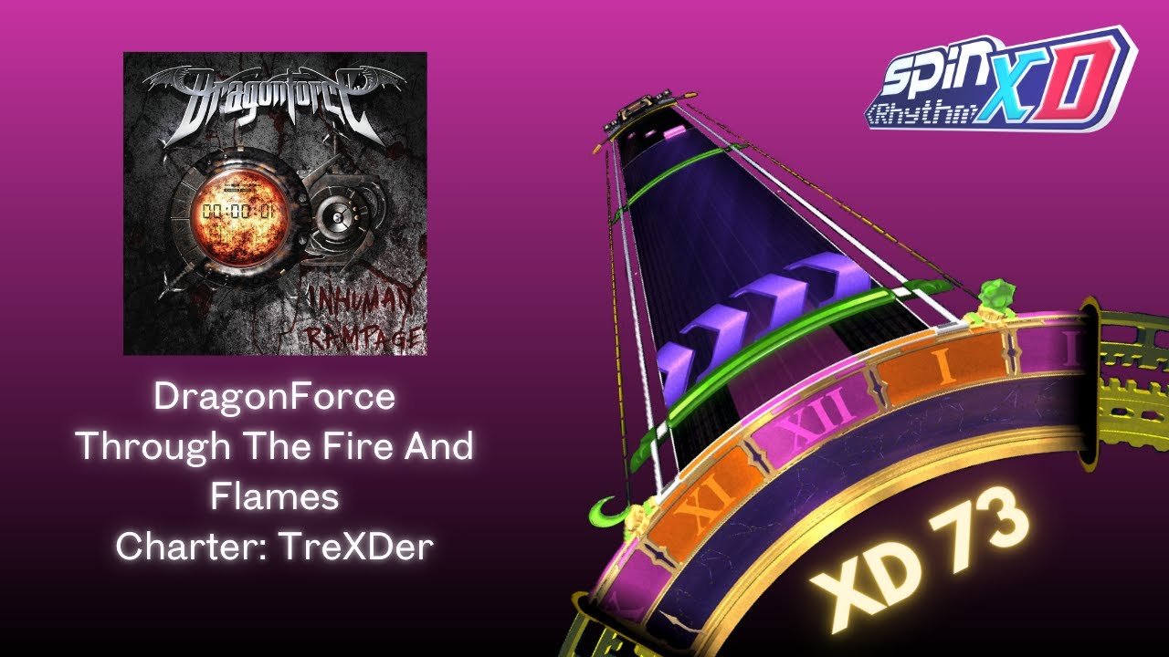 SRXD Custom: DragonForce - Through The Fire And Flames | Charted by TreXDer