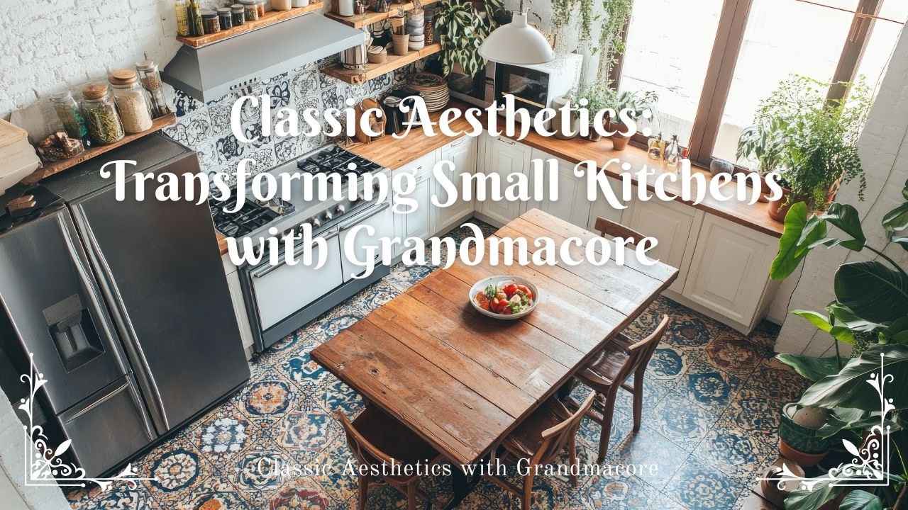 Classic Aesthetics: Transforming Small Kitchens with Grandmacore