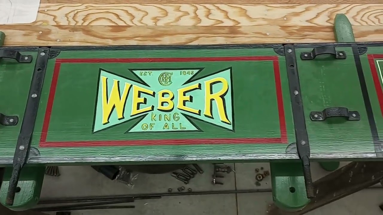 1910 Weber Wagon Lettering and Striping