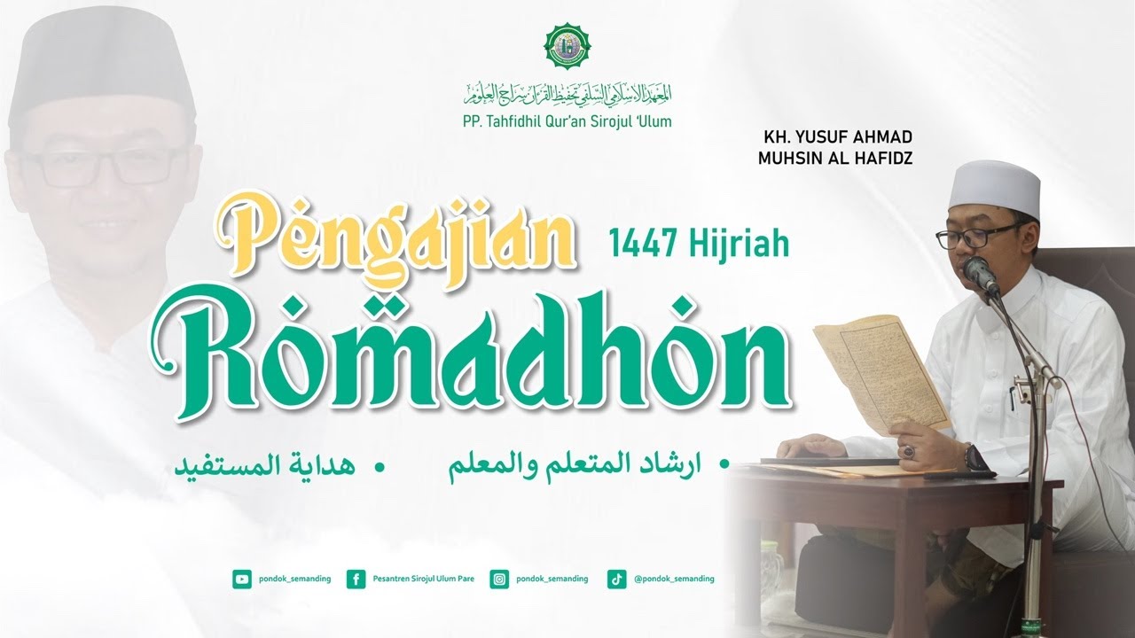 🔴Live Pengajian Kitab Ramadhan Bersama KH.Yusuf Ahmad Muhsin Al Hafidz