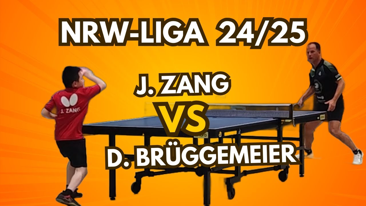 Unglaubliche Leistung mit 11 Jahren in der NRW-Liga | J.Zang(1638TTR) : D.Brüggemeier(1949TTR)