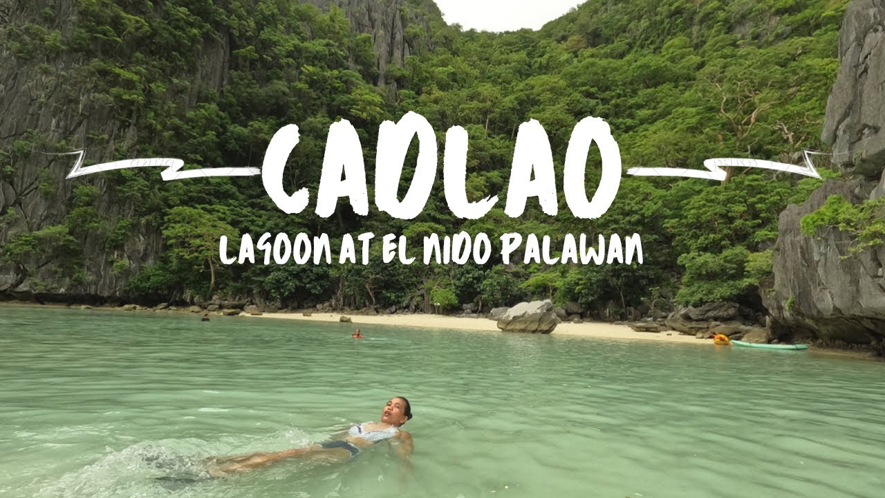 Cadlao Lagoon  At El Nido Palawan 4k GoPro video