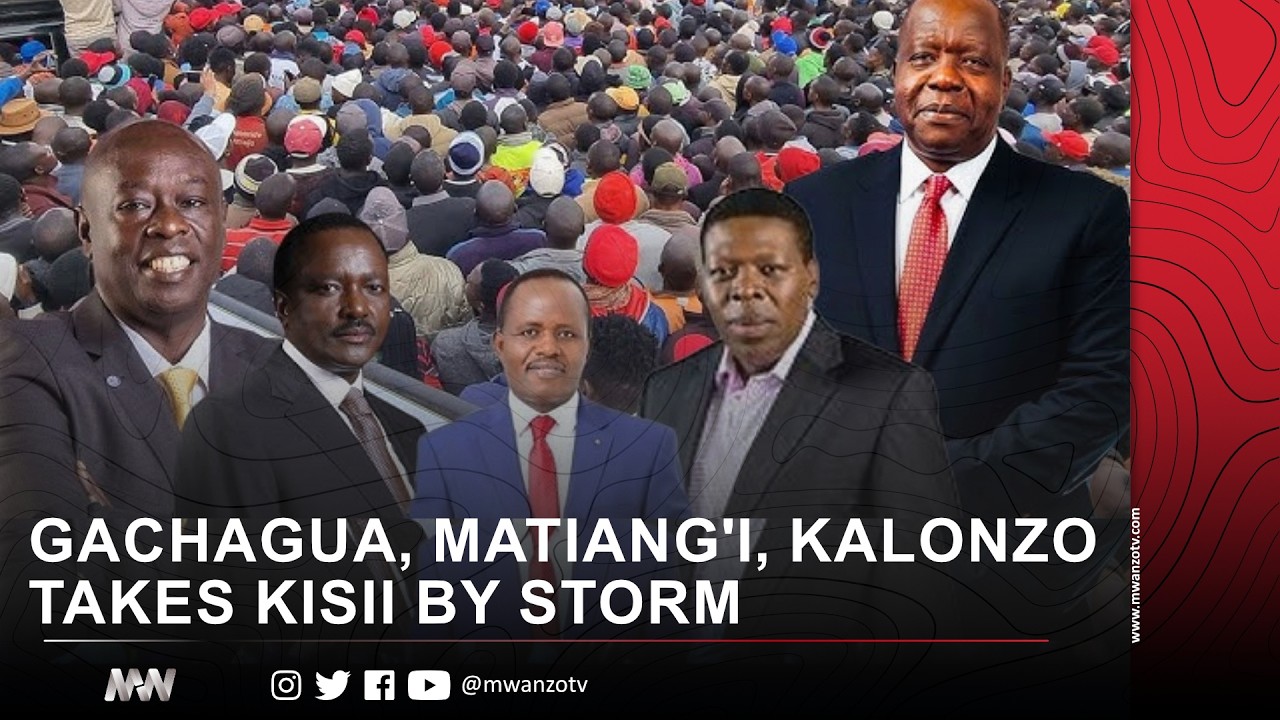 #LIVE:Gachagua, Matiang'i, Kalonzo Takes Kisii By Storm