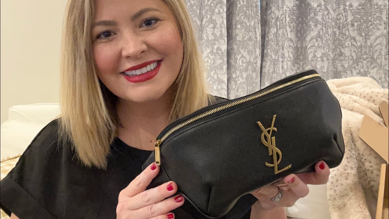 YSL Saint Laurent Cassandre Belt Bag unboxing and what fits inside