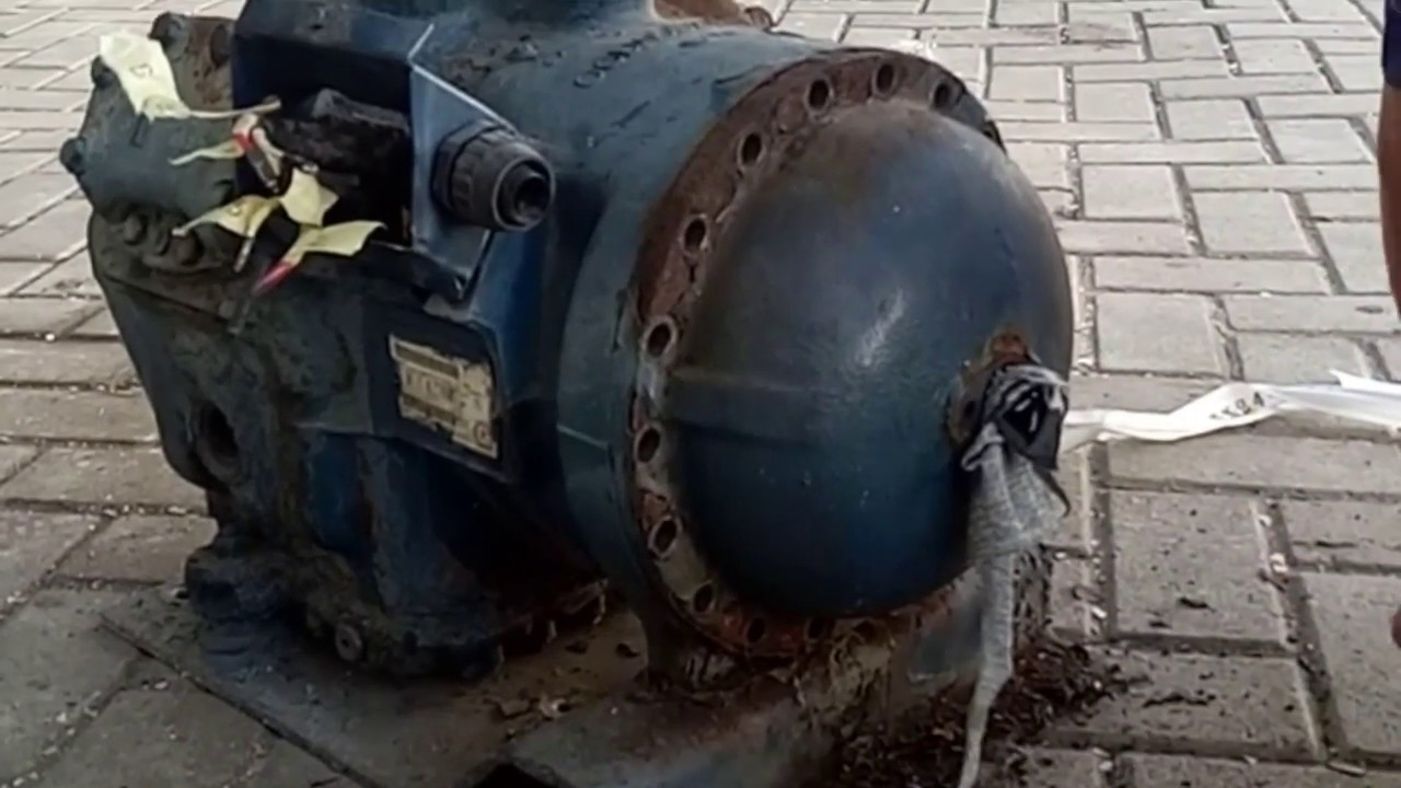 Repair carrier compresor #perbaikan kompresor kontainer 20ft part1
