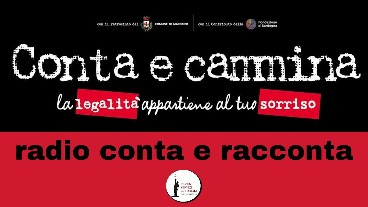 Conta e Racconta - Web Radio del Festival Conta e Cammina 2023 ispirata a Peppino Impastato