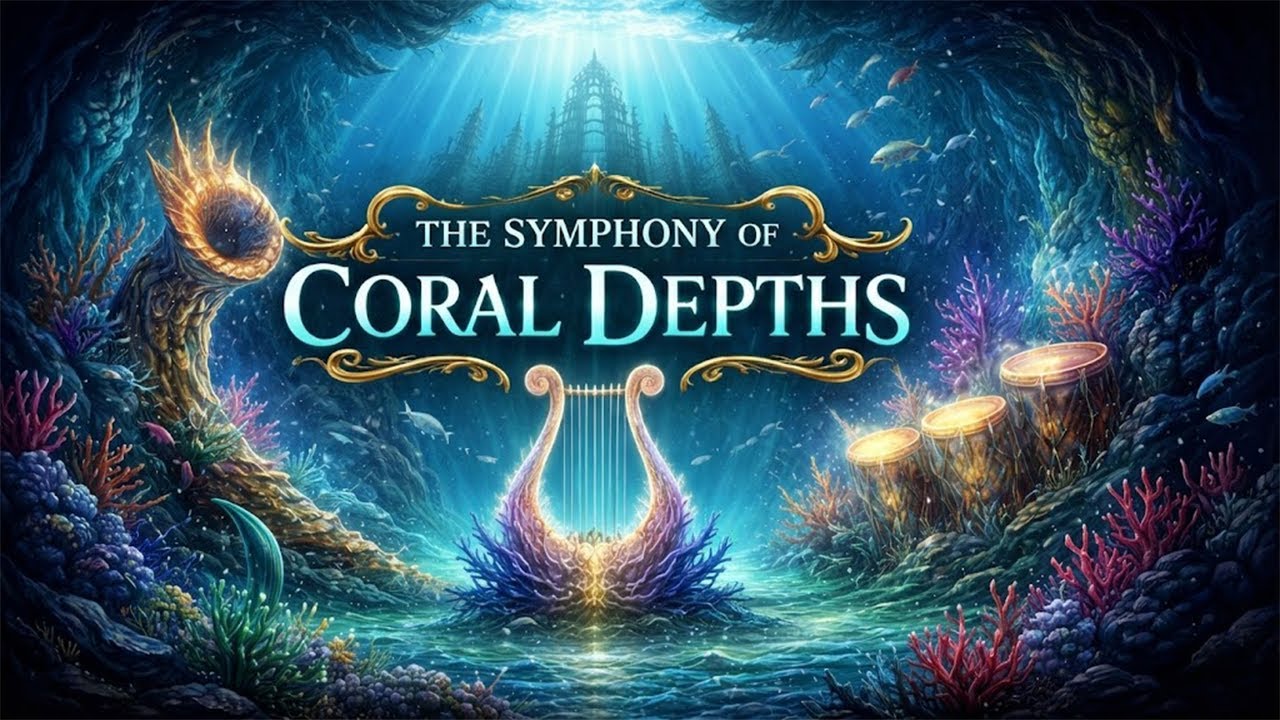 Symphony Of The Coral Depths 🪸| Ocean Songs & Deep Sea Music / fantasy / soft / emotional 