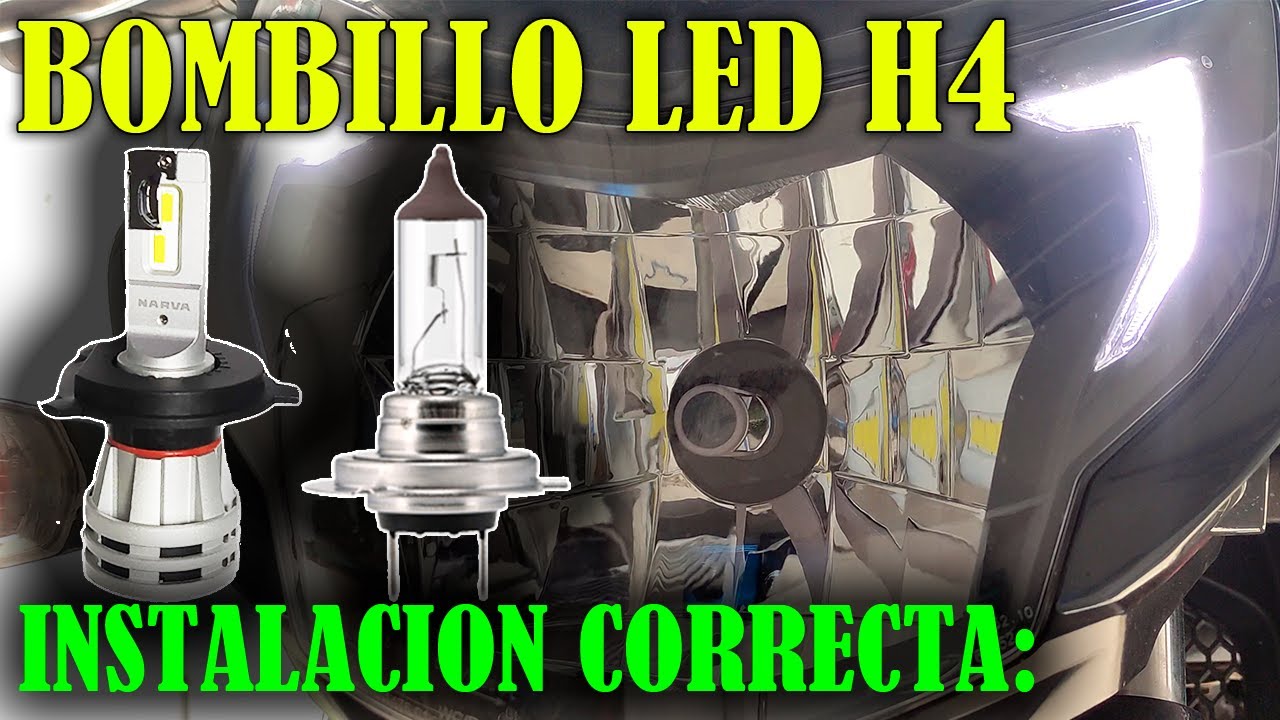 Instalación De Bombillo LED A Una Moto 
