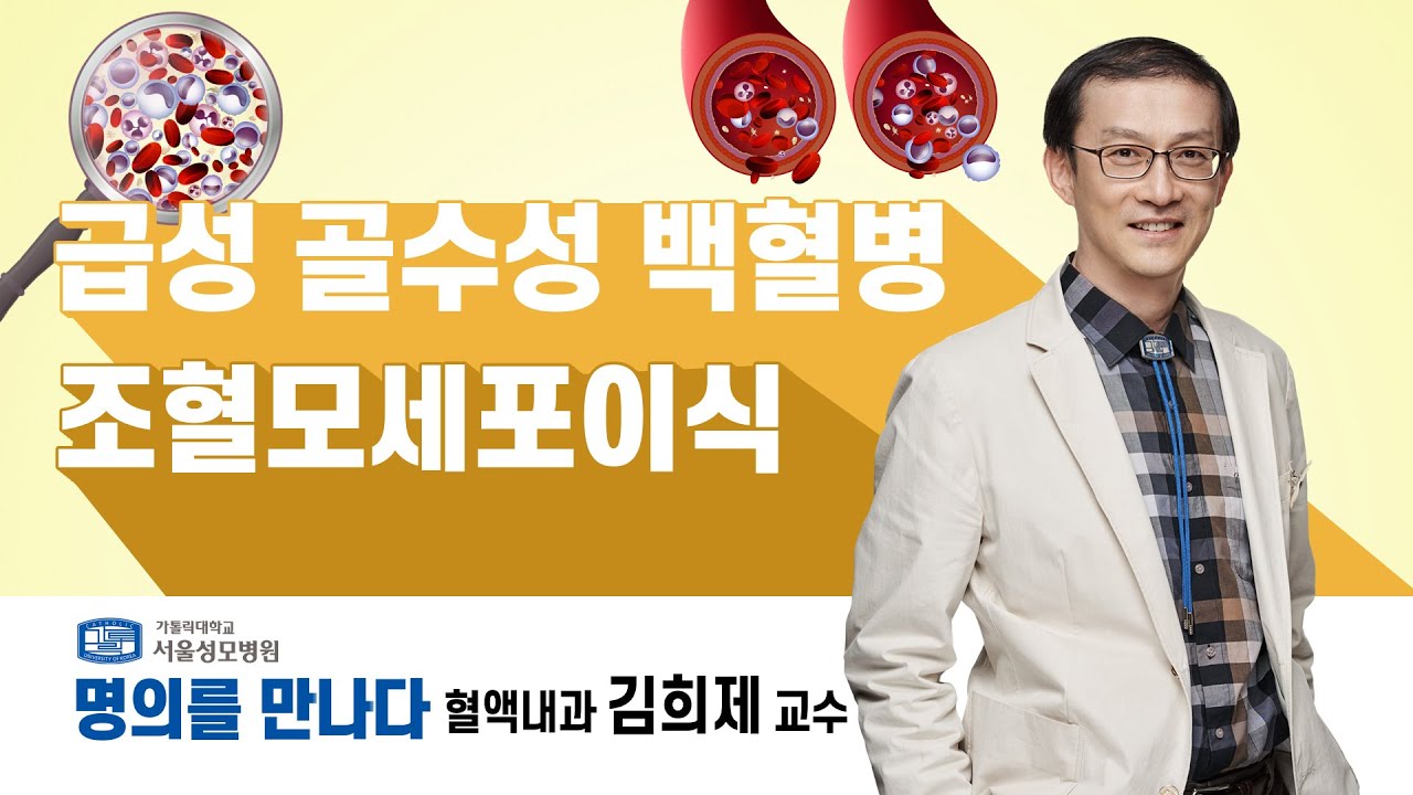 [서울성모병원] 급성 골수성 백혈병 명의!  혈액내과 김희제 교수 (풀버전)