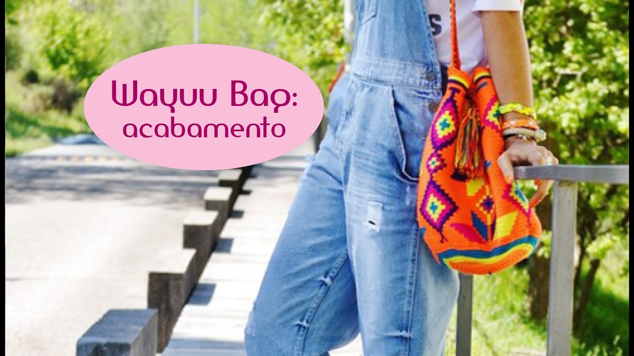 Wayuu bag: acabamento, alças e finalização (parte 5)