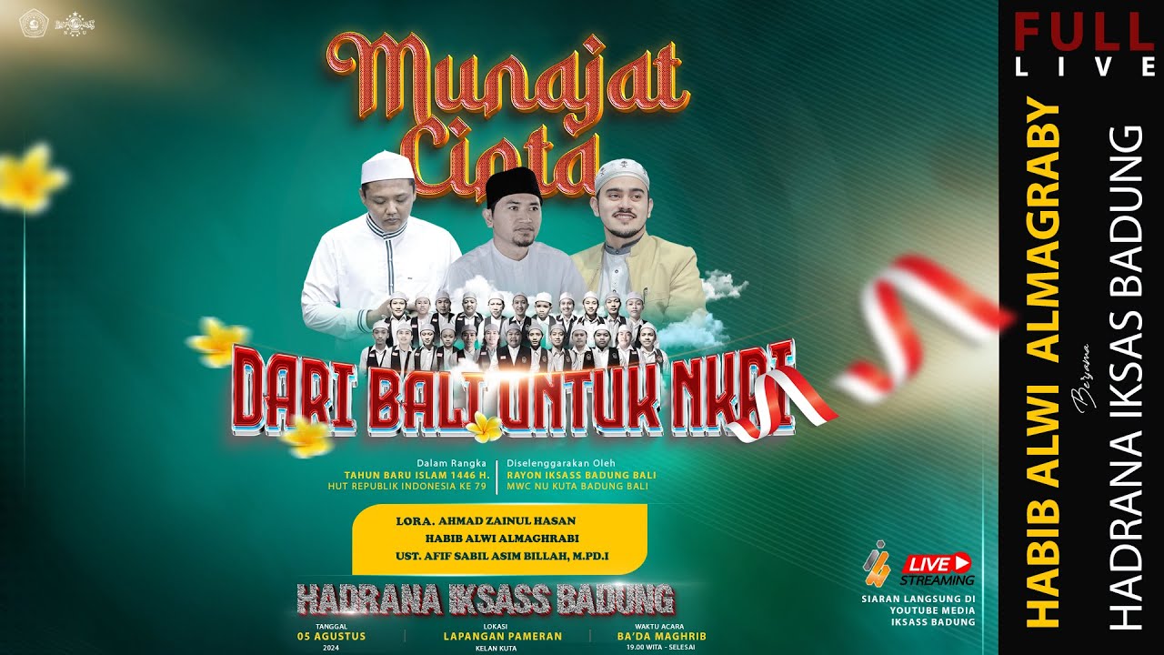 FULL LAGU HABIB ALWI AL MAGHRABI X HADRANA IKSASS BADUNG BALI | MUNAJAT CINTA DARI BALI UNTUK NKRI.