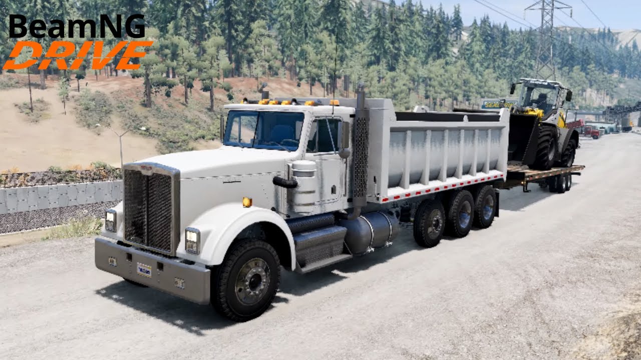 Hauling Rocks | Dump Trucking Gone Wrong | BeamNG Drive RP #24