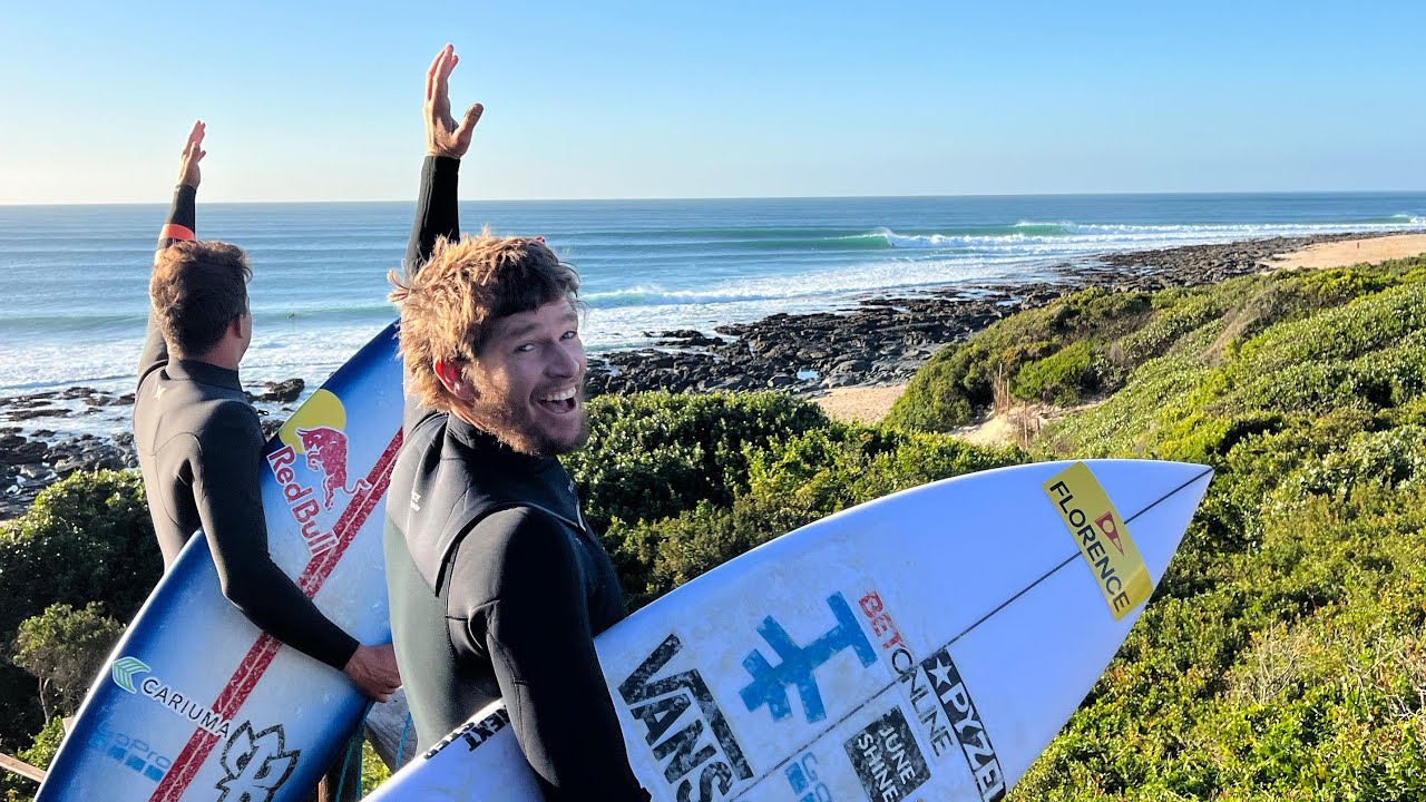 J-BAY KEYHOLE PADDLE OUT INTO A PUMPING SESSION WITH BIG CREW!