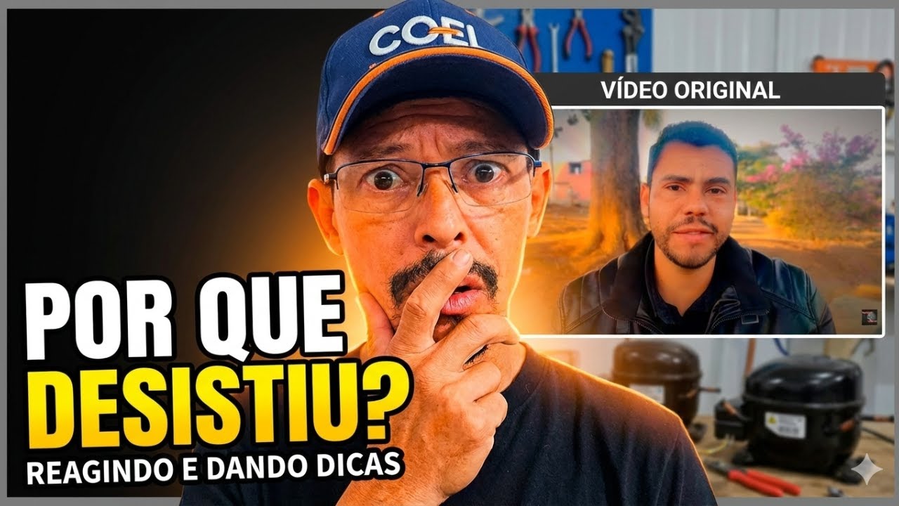 Desistiu da refrigeração - Reagindo a este refrigerista