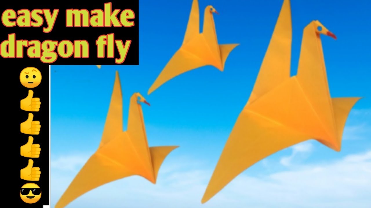 how to make dragon with paper