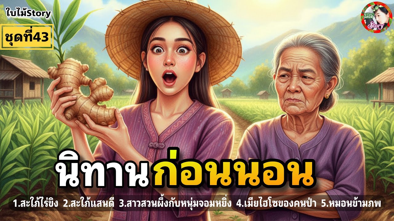 รวมนิทาน ชุดที่43 | นิทานก่อนนอน | ใบไม้สตอรี่☘️