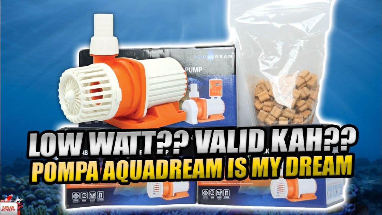 LOW WATT - VALID KAH?? | POMPA AQUADREAM IS MY DREAM - YANG KECIL TENDANGANNYA 4 METER KEATAS!!