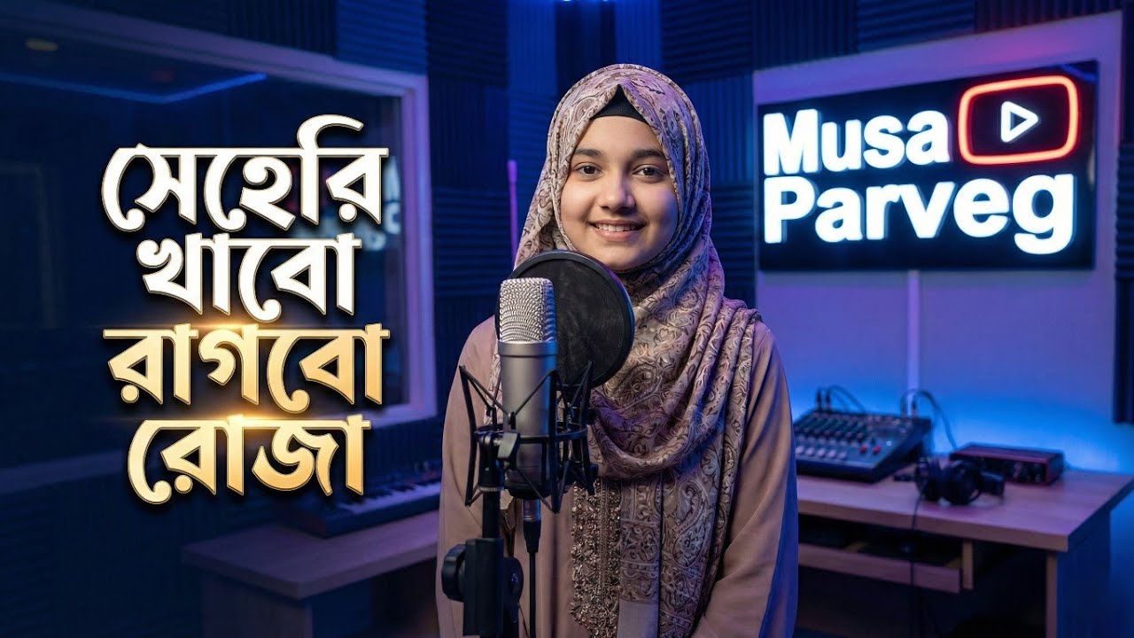 সেহেরি খাবো রাগবো রোজা 🌙 | Ramadan Special Bangla Nasheed | Musa Parveg