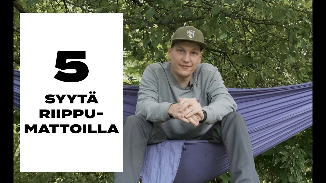 5 syyt&auml; retkeill&auml; riippumatolla