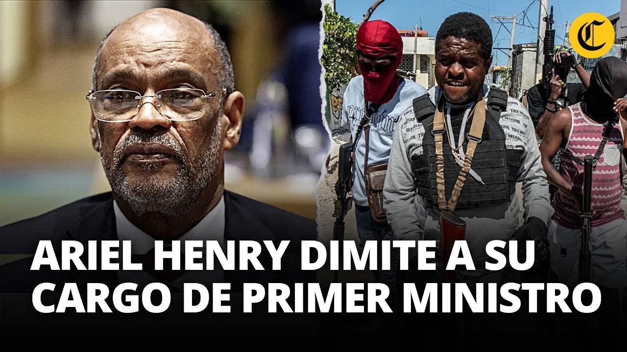 HAITÍ: Primer Ministro ARIEL HENRY dimite a su cargo ante PRESIÓN DE PANDILLAS | El Comercio