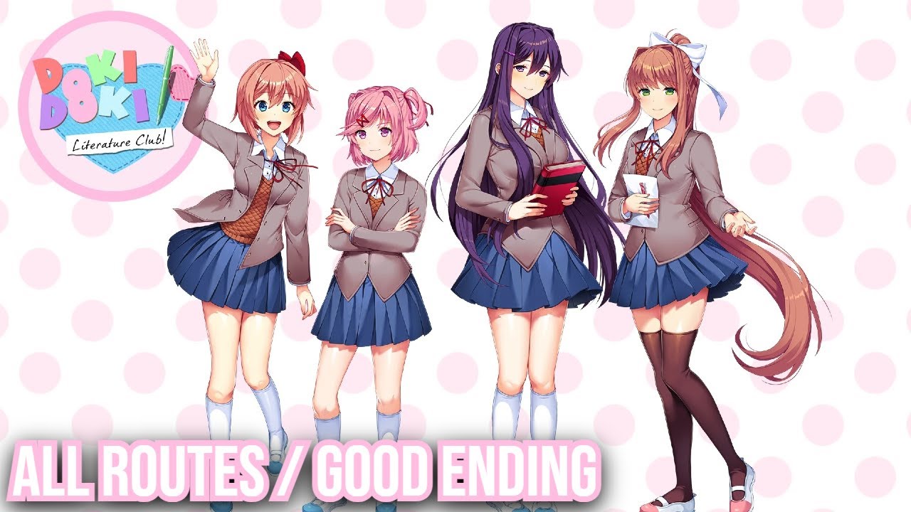 DDLC Plus All Routes - Good Ending (No Commentary)