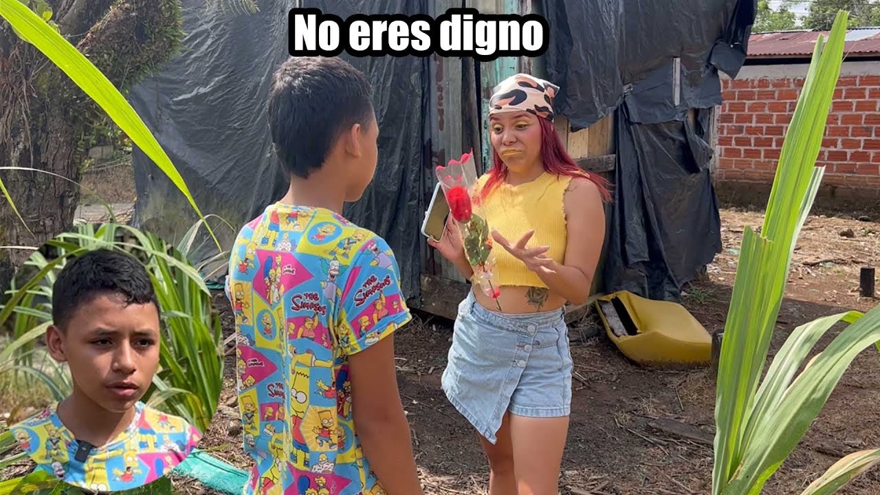 influencer desprecia a un seguidor por haberle llevado una rosa 🌹😭