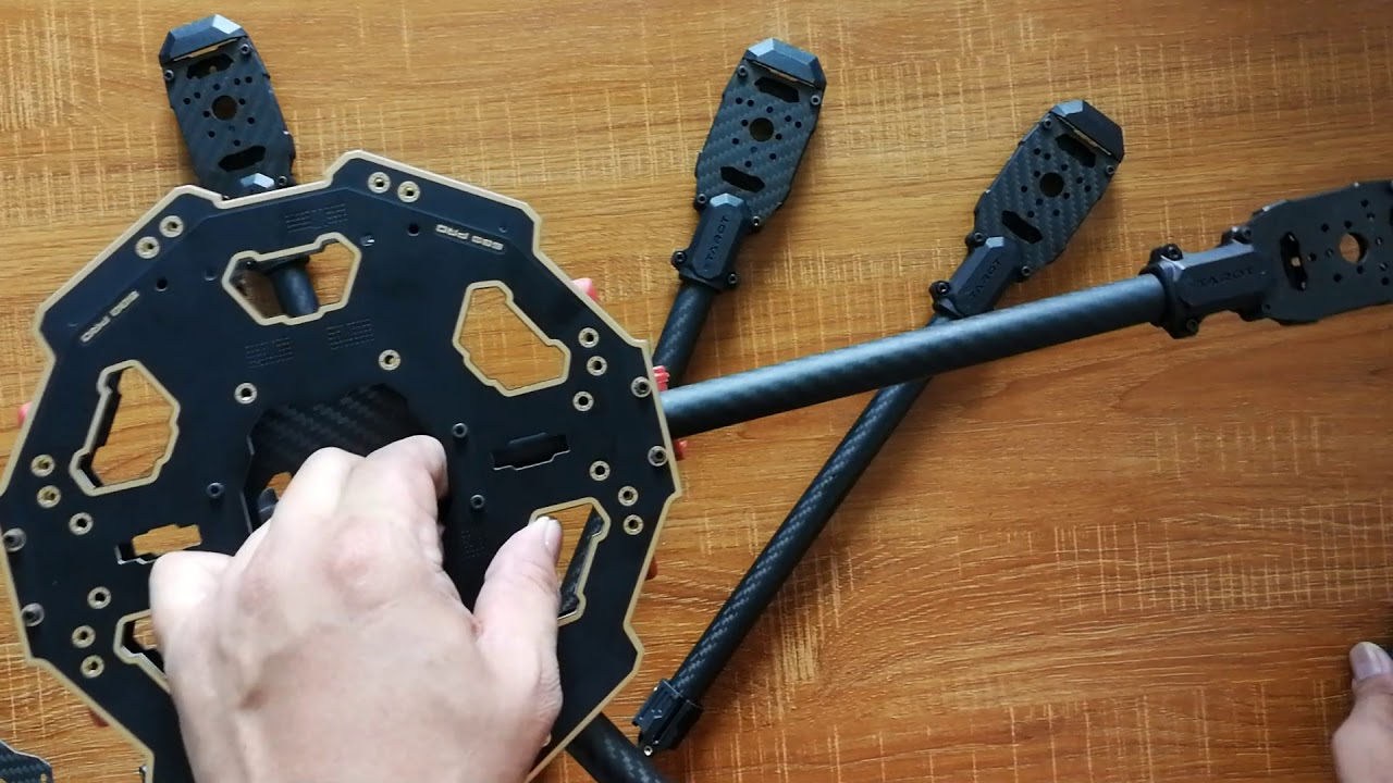Tarot 680PRO Six-axis 6-Axis Folding Hexacopter Aircraft Frame Kit TL68P00 M07807 by QwinOut