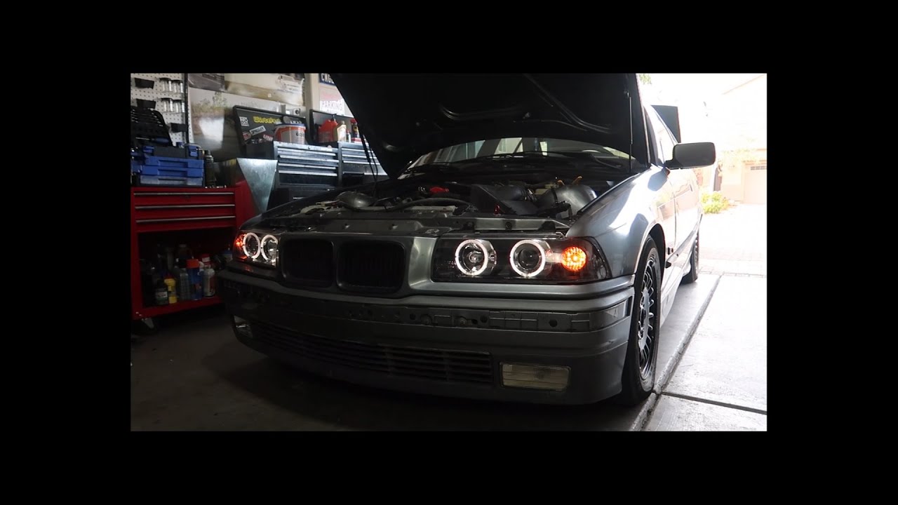 E36 Build Part 3: Headlight Wiring and Genesis Coupe BOV Install.