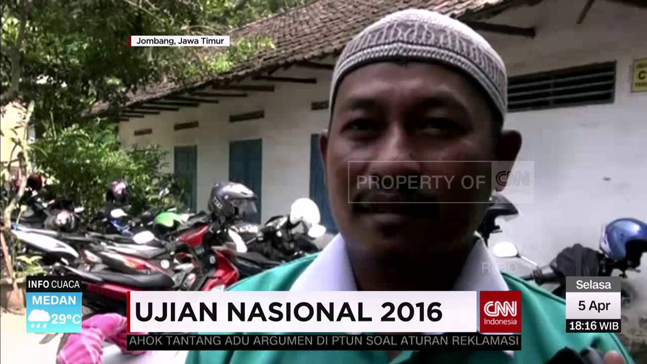 Pedagang Bakso Keliling Ikuti Ujian Nasional 2016