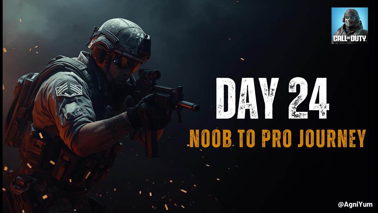 Call of Duty (COD) Noob to Pro Journey | COD Raw Gameplay | Day 24 | AgniYum #cod #gaming #gameplay
