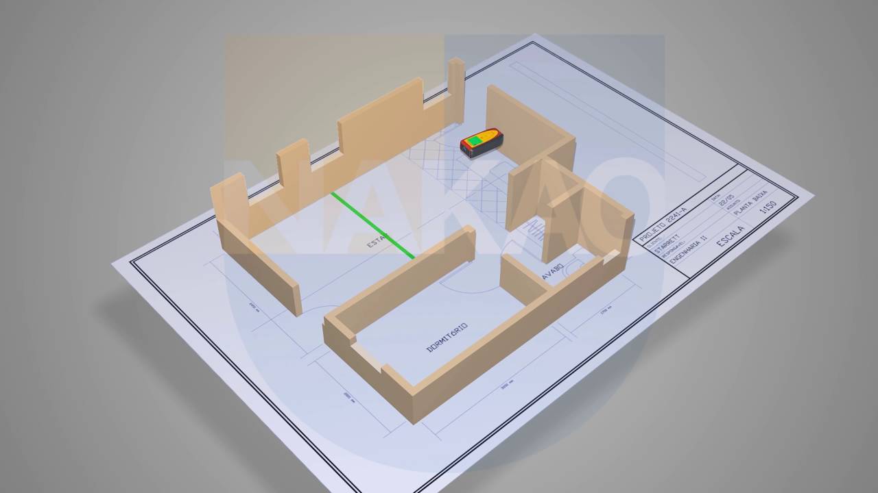Medidor de Distancia &agrave; Laser (Trena) 50 Metros - KLMX-50 - Starrett | Casa J Nakao