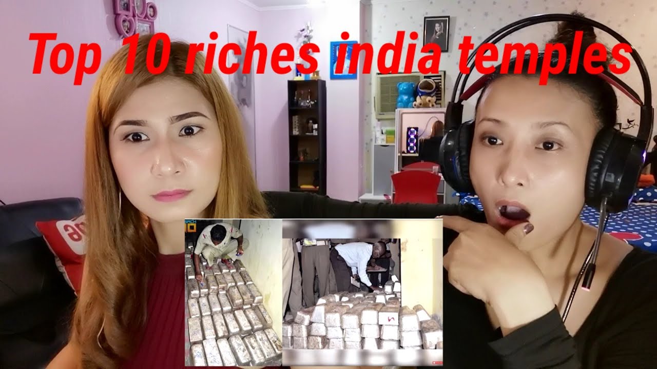 Top 10 riches INDIA Temples (SISTERS reaction)
