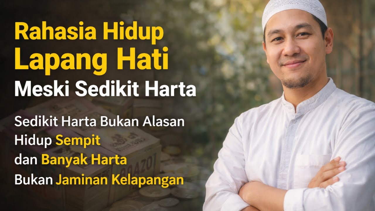 Rahasia Hidup Lapang Hati Meski Sedikit Harta