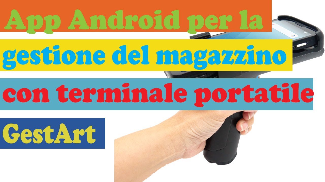 App android per la gestione del magazzino con palmare GESTART come funziona