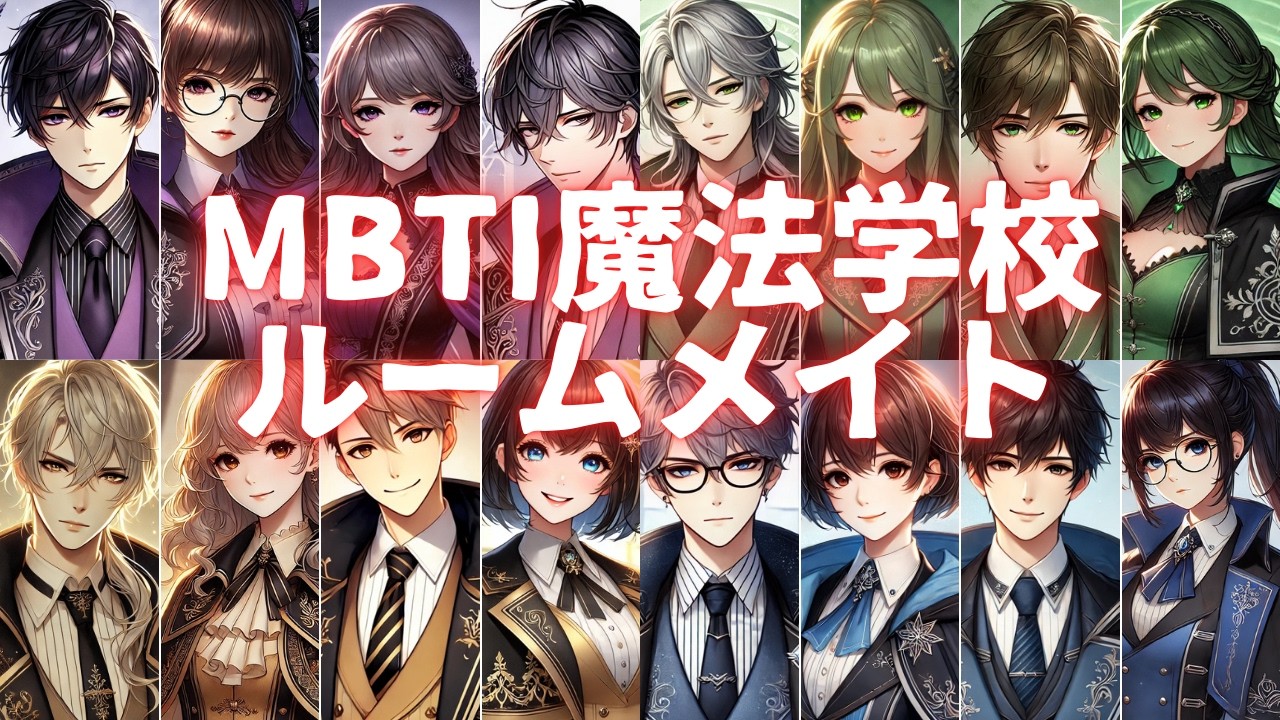 MBTI魔法学校・ルームメイト紹介